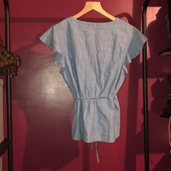 J.Crew Chambray Top - Picture 2 of 5